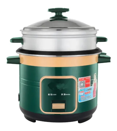 3L Treasure Green Electric Rice Cooker - Professional Manufacturers Home Cooking Appliance Kitchen Equipment