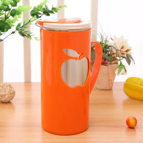 Plastic Juice Pitcher with Ice Tube (LFR4373)