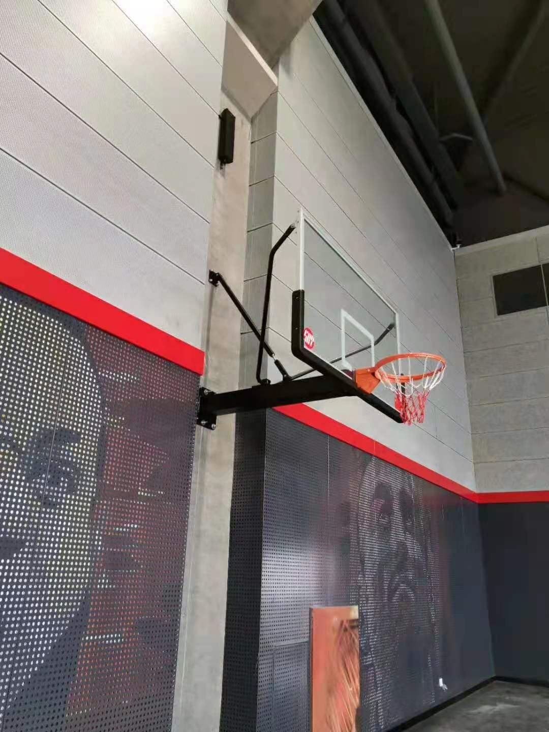 Indoor Portable Hanging Basketball Backstop System