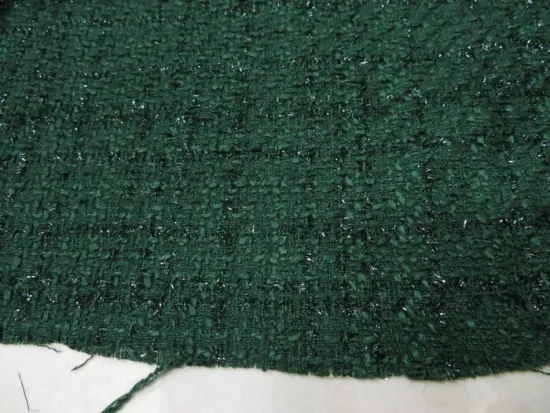 Free ship deep green dyed tweed fabric shining line weaved price for 1 meters 150cm wide