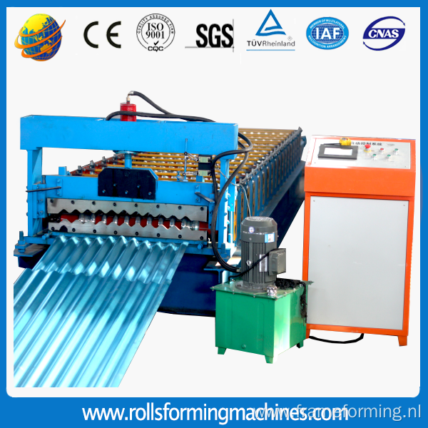 Trapezoidal wave rolling machine