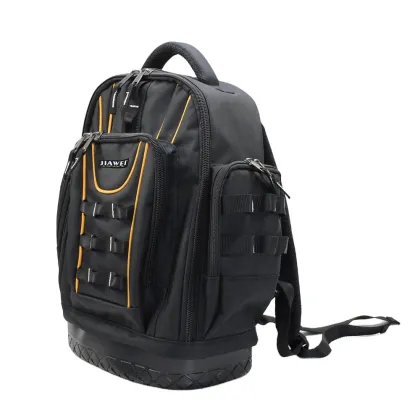 Hard Bottom Backpack Tool Bag Waterproof Technician