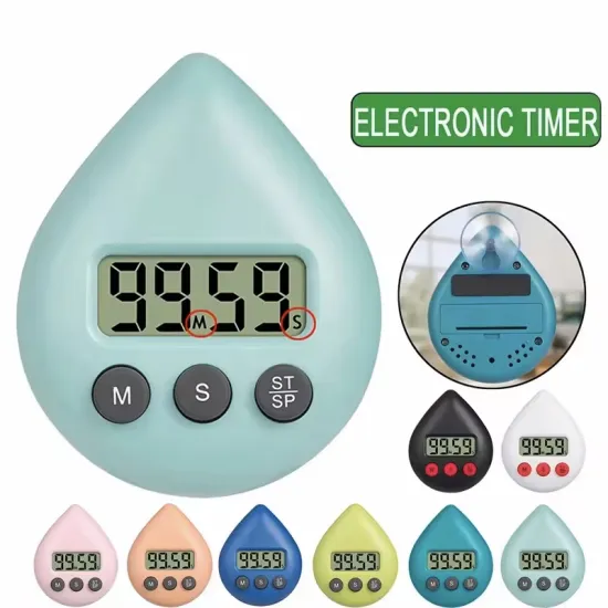 Wholesale Fast-Selling Digital Countdown Kitchen Egg Timer - Mini Plastic Magnetic Electronic Cooking Timer