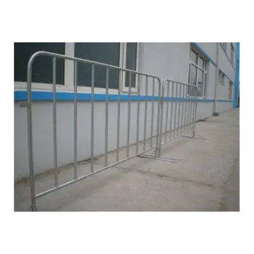 Barricadas de construção galvanizadas barreiras de controle de multidões