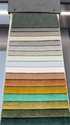 Soft Peony Velvet Sofa Fabric