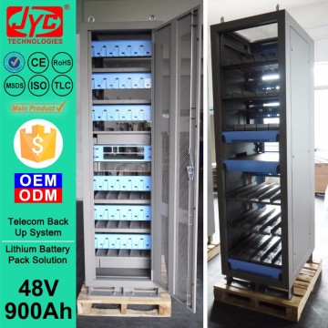 48 volt 48V 900Ah Lithium iron Phosphate LiFePO4 Lipo Lithium ion Telecom Battery use for Korea Communication Equipment