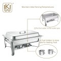 9L Stainless Steel Economy Oblong Chafer/Food Warmer (JQ533)