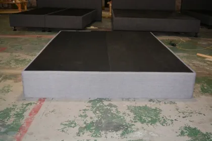 Simple Assembly Fabric Bed Frame Sleep Foundation