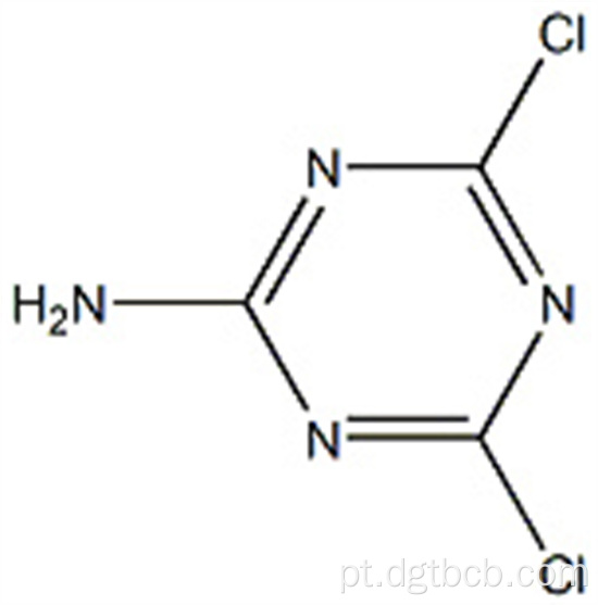 4,6-dicloro-1,3,5-triazina-2-amina de alta pureza branca