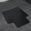 Black desk chair cushion with lip