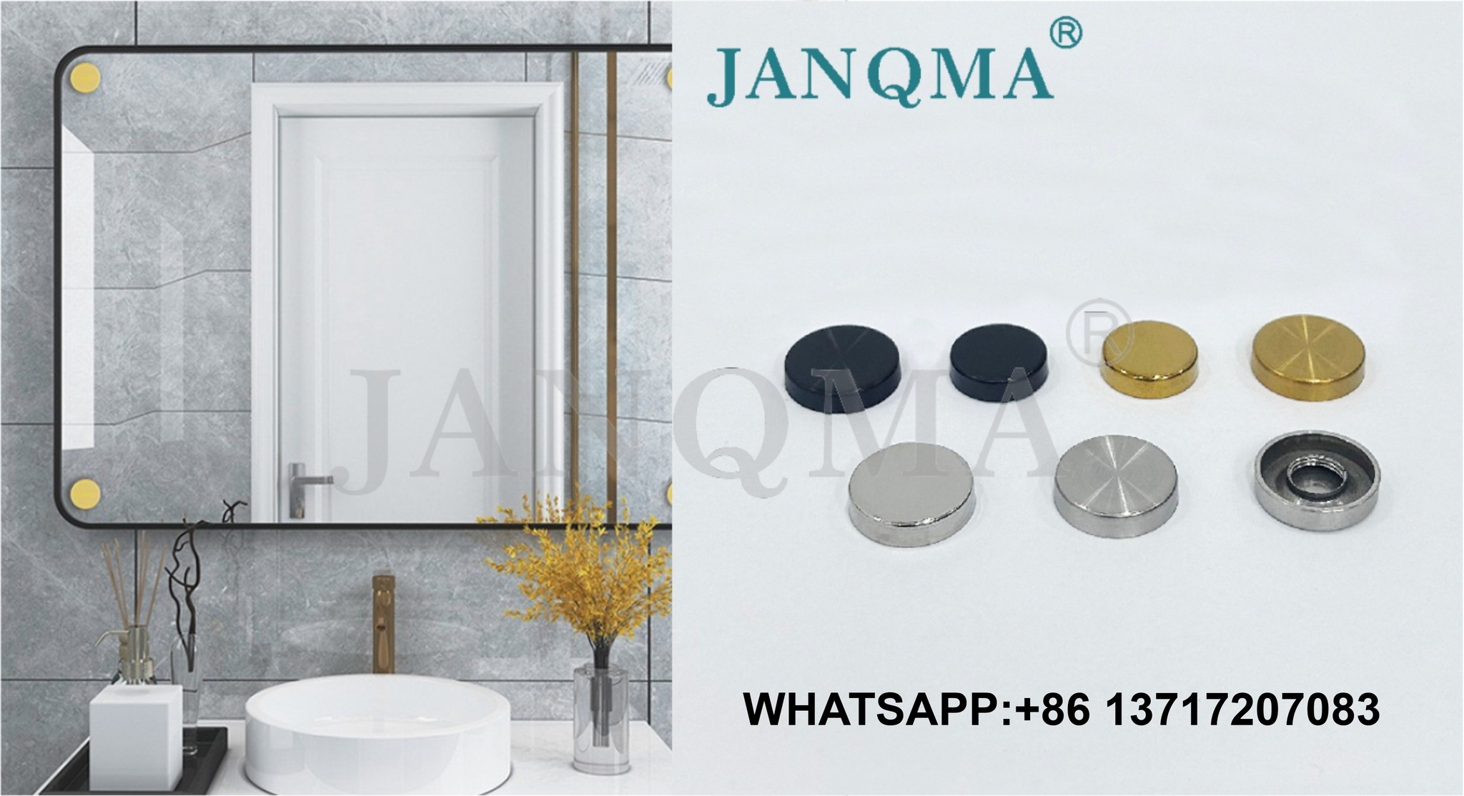 Plane Mirror Screws cover