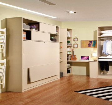 Hot sale murphy bed with bookcase