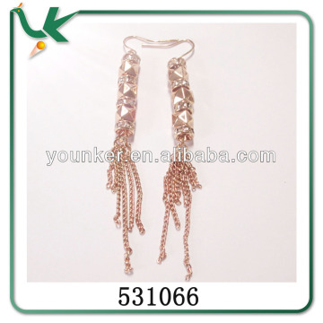 Wholesale tassel earrings, Gold Beaded Earrings (531066)