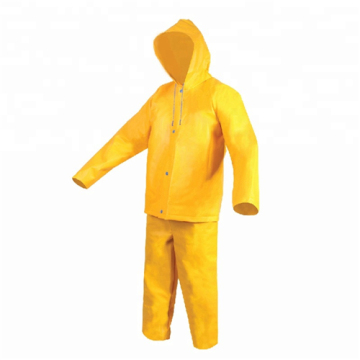 High quality ECO friendly polyester adult rainsuit