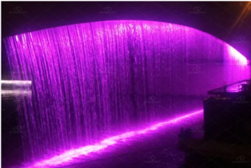 Outdoor Waterfall Fountain Digiatl Bridge Curtain