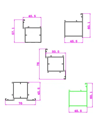 Customized aluminum alloy doors and windows
