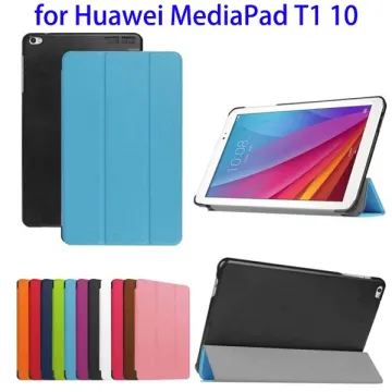 3 Folio PU Flip Leather Tablet Case for Huawei MediaPad T1 10 Case Cover