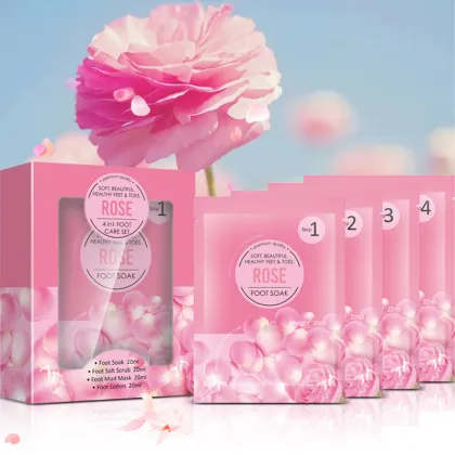 Wholesale Foot Care: 4 Piece Set - Soak Herbs & Repair Cream