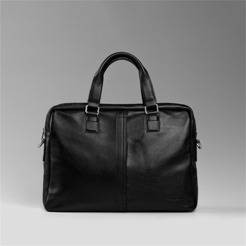 Портфель сумочки с горизонтальной кожаной сумочкой