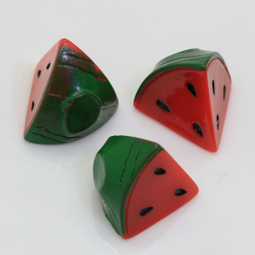 3D Wassermelonen geformtes Harz Cabochon für handgemachte Kunsthandwerk Ornamente Dekor Perlen Schleim DIY niedliche Charms