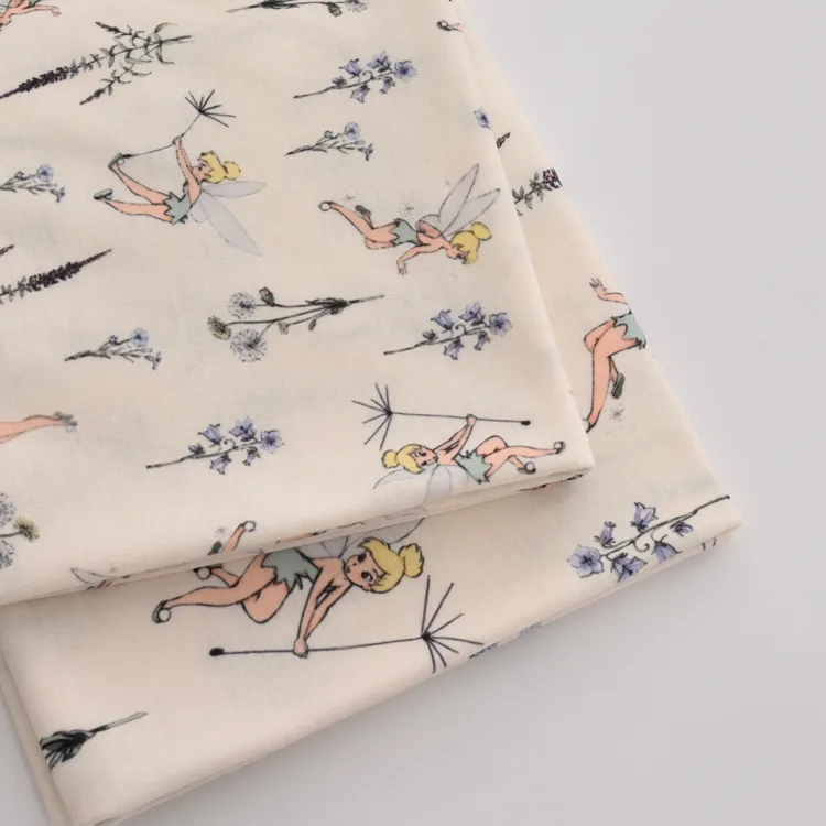 ผ้าพิมพ์ลายกระดาษโพลีสปันคอมแพค Siro โพลีเอสเตอร์อินเตอร์ล็อคยุค 40