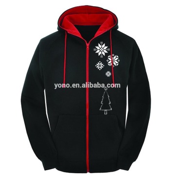 2016 christmas sale zipper up sweatshirt hoodie