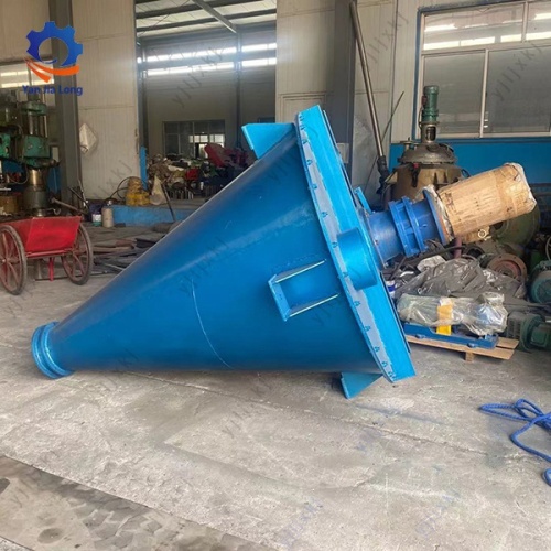 Mesin blender kerucut sekrup ganda untuk bedak bedak