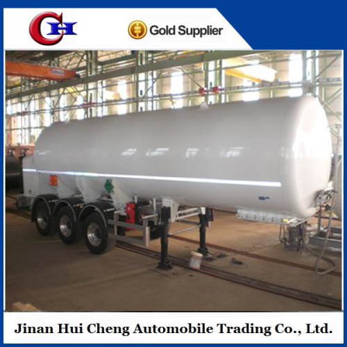 BPW Tri-Axle 56000 liters Cryogenic Liquid Transport LNG Tank Trailer