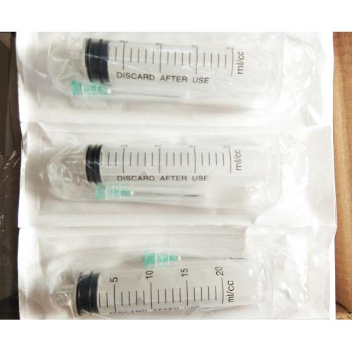 Stérichable stérile à 3 parties Syringe Luer Lock Blister Pack