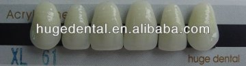 PMMA general resin temporary denture artifical use acrylic shell