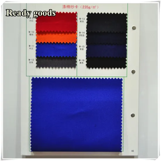 Ready goods,T/C 65/35 20*16 128*60 workwear fabric