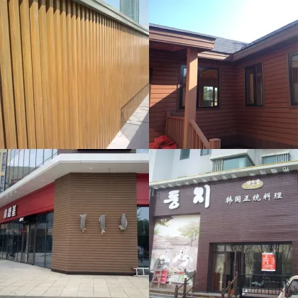 WPC exterior wall panels for building materials