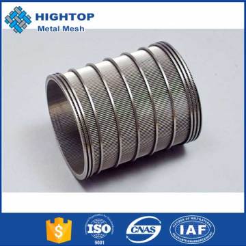Stainless steel filter mesh with double " o " end fittings