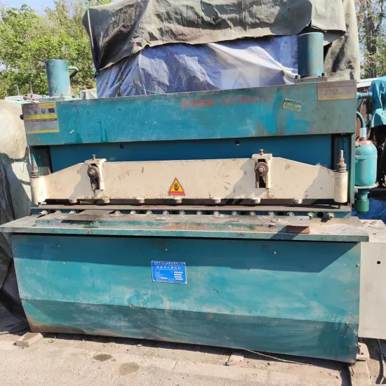 Good Price Second Hand 4x1600 Hydraulic Manual Shearing Machine for Metal Sheets