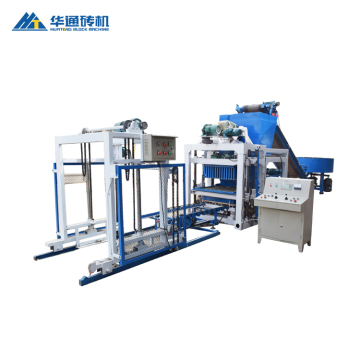 QTJ4-25D Fully Automatic Concrete Sand Hollow Brick Making Machine