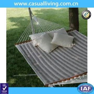High quality double quilted hammock stand with canopy