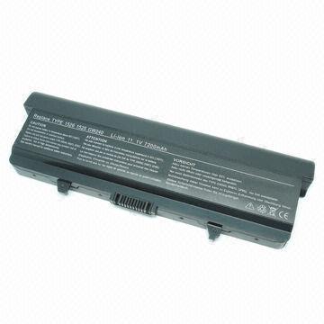 Portable PC Laptop Battery for Dell 1525H with 7,200mAh Capacity and 5 to 6 Hours Standby Time