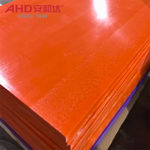 Оранжевый лист ПОМ, полиацеталь, 40 мм, 50 мм, 60 мм