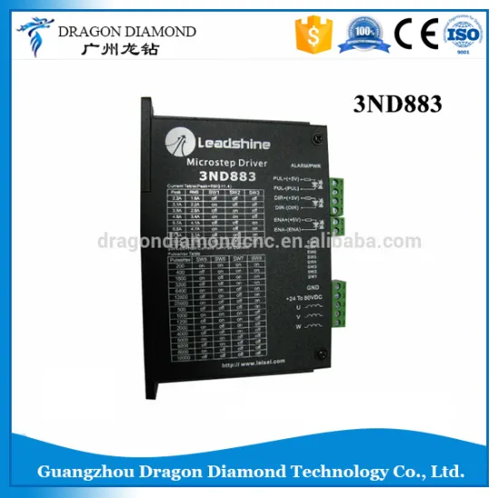 Leadshine Stepper Motor 3ND883 3-Phase step driver parameter 80 VDC/ 8.3A