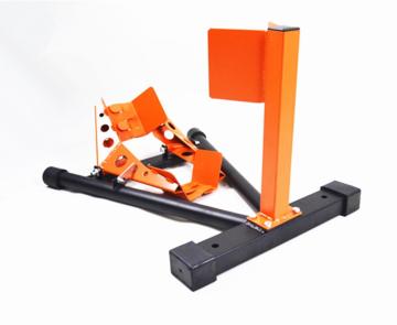 450LBS Motorcycle Wheel Chock with Paddock Stand