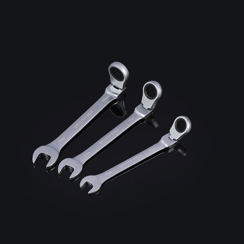 8PCS Flex Head Ratcheting Wrench Set