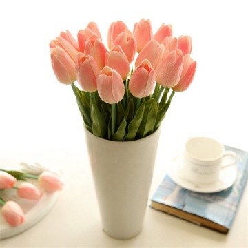 YAYUN CH1021 Chinese Factory Spot Goods Decorative Flowers and Wreaths Artificial PU Tulips