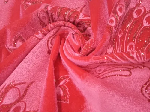 2016 factory sale top quality ks velvet coating and metallic fabric