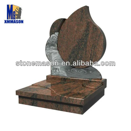 High quality granite grave monument slab from Mason