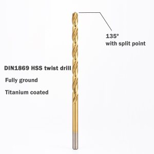 Twist Drill Bit for Wood Plastic Aluminum