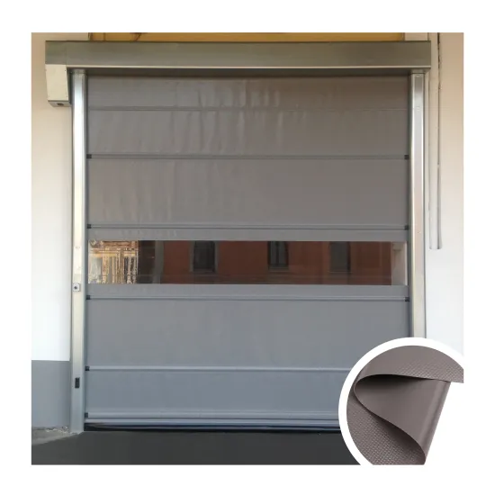 Quick Roll-Up PVC Folding Shutters: Efficient Fabric Doors for Rapid Access