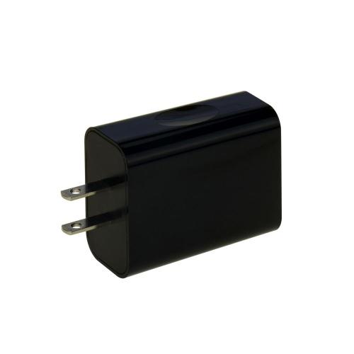 Caricabatterie da muro USB da 25W caricatore rapido nero