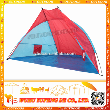 Foldable beach sunshelter tent