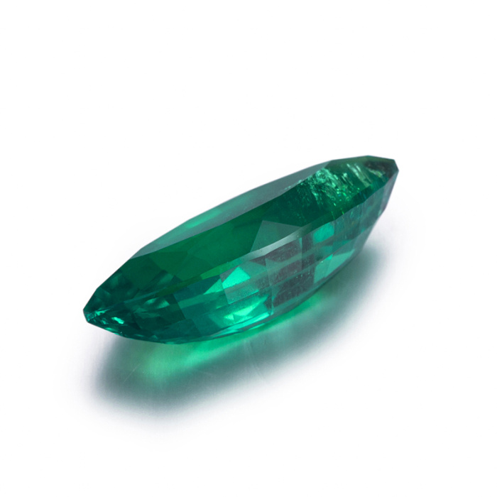 6x12mm Marquise Lab-Grown 에메랄드 커스텀 컷