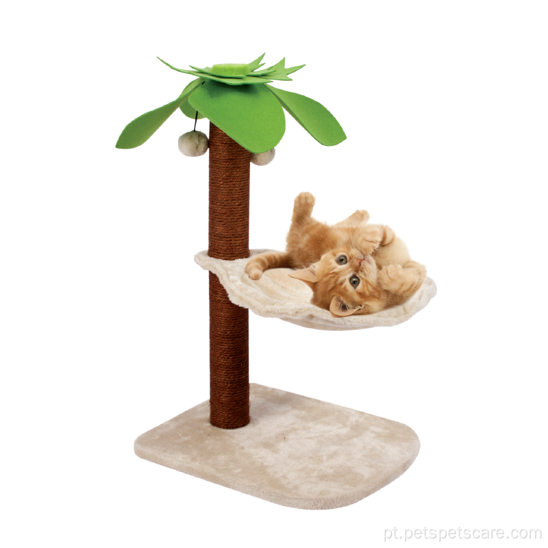 Cat Tree Post Brinquedos Móveis Jardinagem Arranhador Engraçado